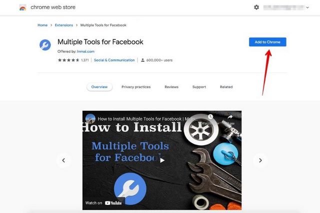 Bấm “Add to Chrome” thêm ứng dụng của trình duyệt